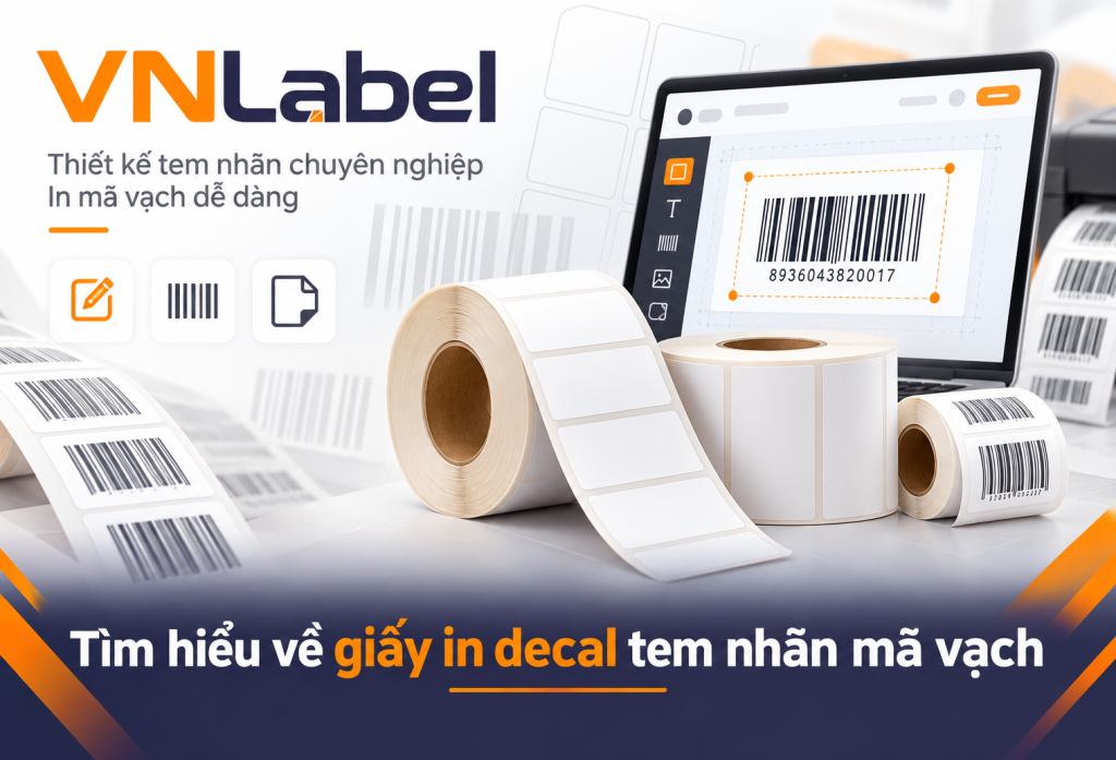 Tìm hiểu về giấy in decal tem nhãn mã vạch