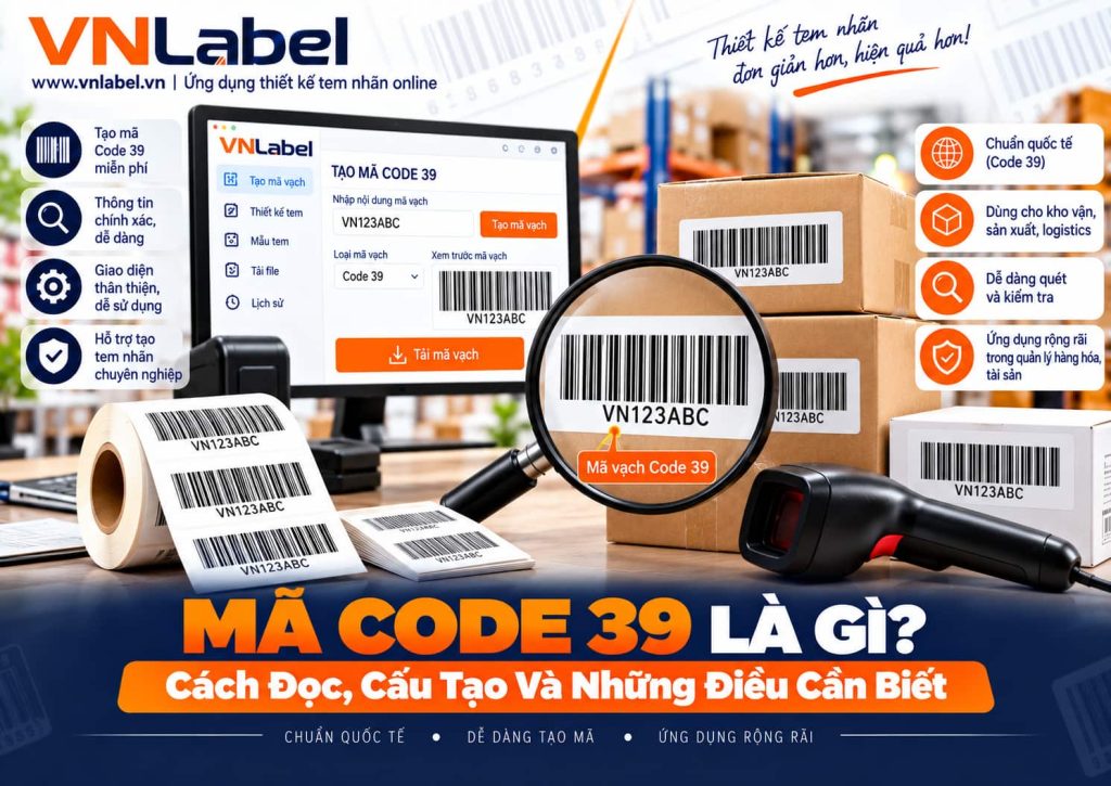 Mã Code 39 Là Gì? Cách Đọc, Cấu Tạo Và Những Điều Cần Biết