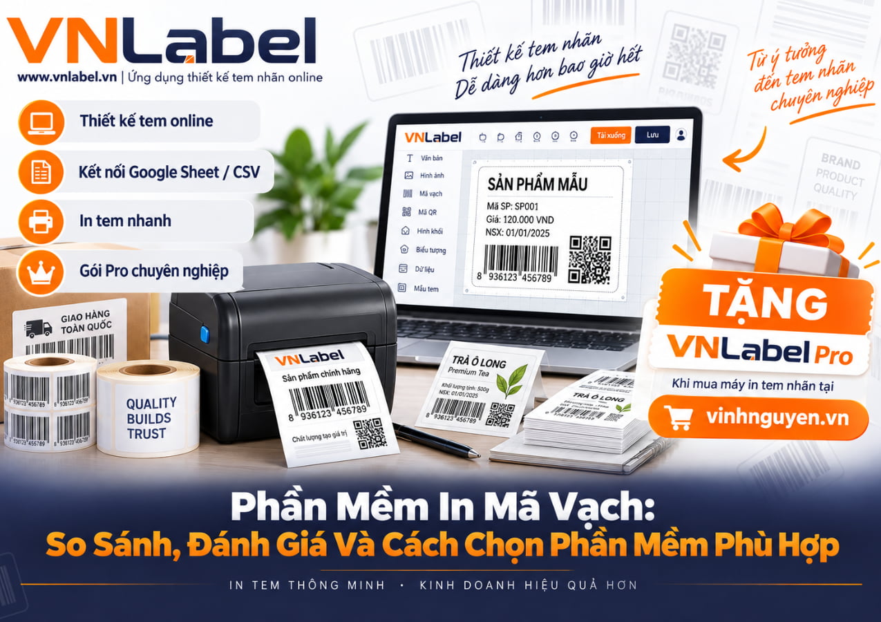 Phần mềm in mã vạch